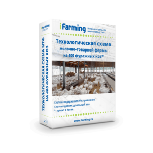 Планировочное решение молочно-товарной козоводческой фермы (комплекса) на 400 фуражных голов коз (проект в Китае).